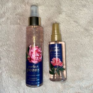 Bath & Body Works: Perfect Peony spray bundle